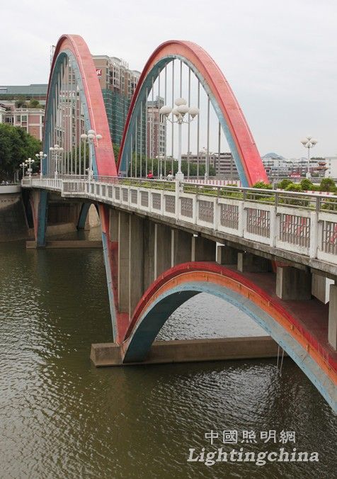 梅州彩虹桥夜景照明设计